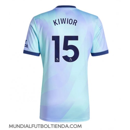 Camiseta Arsenal Jakub Kiwior #15 Tercera Equipación Replica 2024-25 mangas cortas